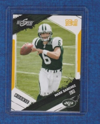 2009 Donruss Score Football Rookie Card /249 # 370 Mark Sanchez GOLD ZONE - Image 1 of 2