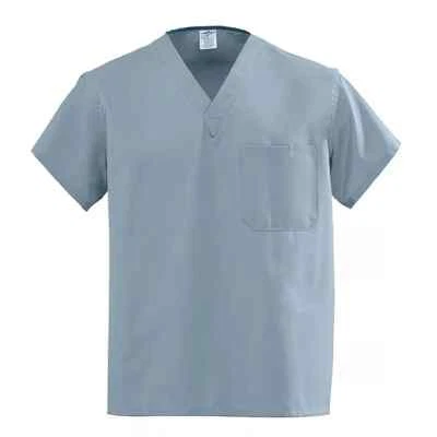 5XL Scrub Tops Medline 610 AngelStat Misty Green Unisex Angelica Coding Shirt 5x - Image 1 of 3