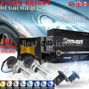 H1 H4 H7 H8 H9 H11 9005 9006 HB3 HB4 55W HID Xenon Headlight Bulbs Ballasts Kit - Picture 1 of 19