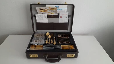 SBS Besteck Solingen "WIEN "- 23/24 Karat vergoldet - 70 tlg. - Bild 1 von 4