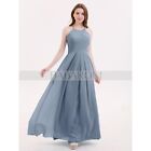 NWT Babaroni Womens Dusty Blue Formal Brides Maid Dress Size PS