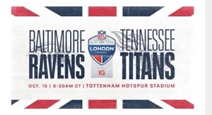 NFL London Games 2023 JACKSONVILLE JAGUARS vs TENNESSEE TITANS 2 tickets