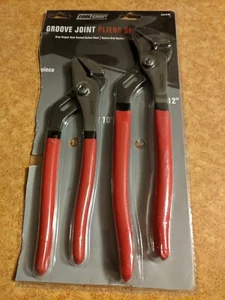 TOOL SHOP GROVE  JOINT  PLIERS TWO (2 ) PIECE SET 12 AND 10 INCH - Picture 1 of 3
