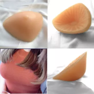 Silicone Breast Forms Bra Enhancer Mastectomy Prosthesis One Piece - Picture 1 of 10