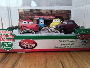 Disney Store Cars Lightning McQueen Diecast Set That's Amore - Talking McQueen - Picture 1 of 10