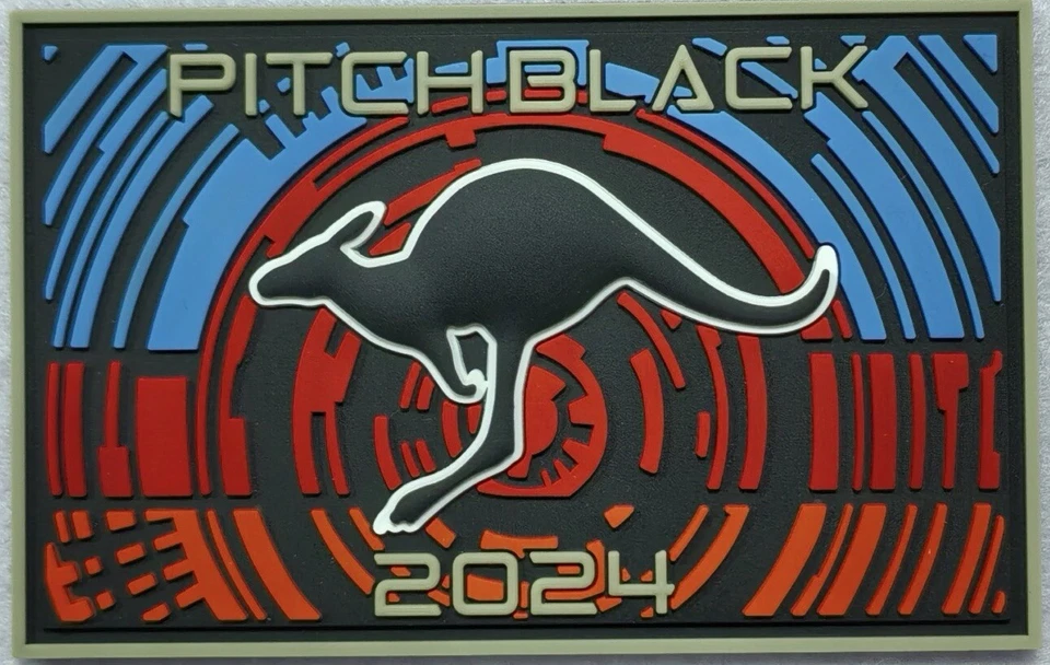 Pitch Black 2024 Australia Air Force RAAF PVC Patch Australia - image 1 of 1