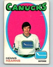 (HCW) V9729--1971-72 O-Pee-Chee #231 Dennis Kearns  RC  Vancouver Canucks 