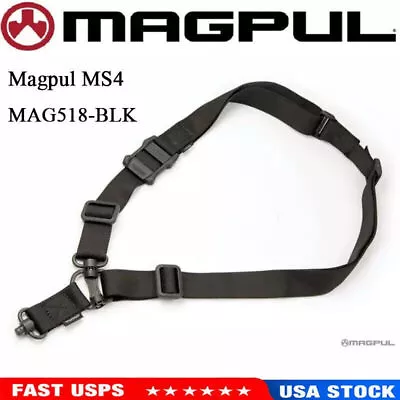 Magpul MS4 Dual QD Sling GEN2 Single and Two Point Weapon Sling Black MAG518