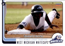 2015 West Michigan Whitecaps MWL Champs Choice 2 Rashad Brown Atlanta Georgia GA