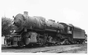 9EE388 RP 1948/80s MONONGAHELA RAILROAD 2-8-2 LOCOMOTOVE #196 FAIRMONT WV - Picture 1 of 1