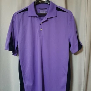 Camisa polo de golf Chaps 78 Stay-Dry para hombre manga corta talla M a rayas - Imagen 1 de 4