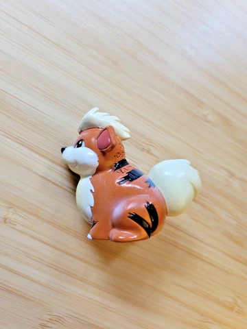 Growlithe TOMY Pokemon Figure CGTSJ 1999 Nintendo 2" - Vintage Authentic Cover