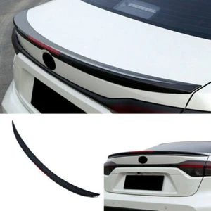 For Toyota Corolla 2020-2025 Glossy black Rear Tail Trunk Spoiler Wing Lip Flap - Imagen 1 de 6