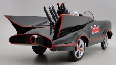 Miniature Batman Batmobile Pedal Car "Too Small For Child To Ride On" Metal Body - Image 1 of 4
