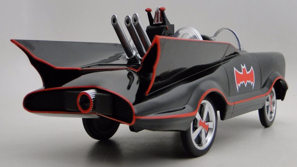 Miniature Batman Batmobile Pedal Car "Too Small For Child To Ride On" Metal Body - Image 1 of 4