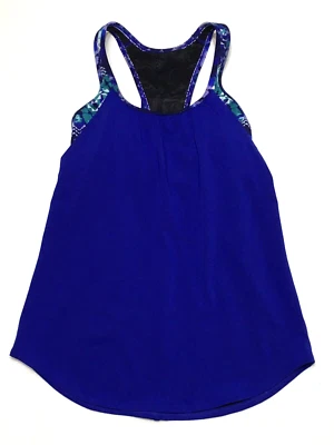 Maiô Tankini Feminino TYR Tamanho XS 0/2 Azul Royal Multicolorido 2 em 1 Novo com etiquetas - Imagem 1 de 4