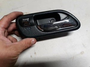 99-03 Acura 3.2TL Front Passenger Door Interior Inner Door Handle Black TL - Picture 1 of 3