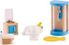 Hape Puppenhaus Familienbad 7 Teile für Kinder ab 3 Jahren kompatibel mit allen 
