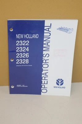 New Holland 操作员手册 6/97 42232241 2322 2324 2326 2328 — 第 1/4 张图片