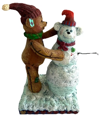 Jim Shore Max The Bear Snowman 1997 Collectible Figurine - Image 1 of 4