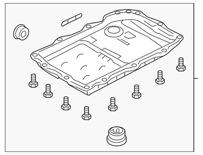 Filtro de aceite de transmisión Land-Rover genuino LR065238 Foto 1 de 2