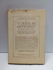 I CRIED… HE ANSWERED A FAITHFUL RECORD OF REMARKABLE ANWERS TO PRAYER - Picture 1 of 12