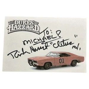 Rick Hurst Signed Autograph 4x6 Photo Index Card “Cletus” Dukes Hazzard TV Star! - Picture 1 of 2