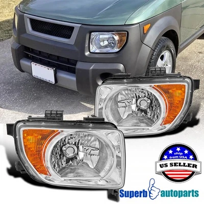 For 2003-2008 Honda Element Headlights OE style Replacement Pair Left+Right Foto 1 de 4