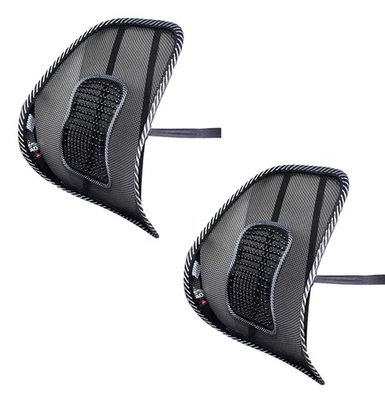 BAYLI 2er Set Lordosenstütze Auto Lendenwirbelstütze Büro Stuhl Rückenstütze Autositz