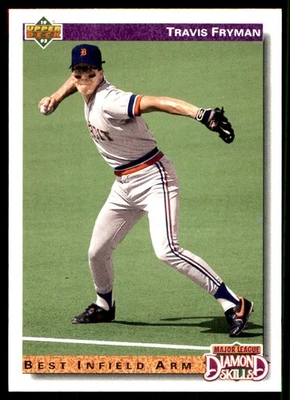 Travis Fryman 1992 Upper Deck #643 老虎队 美国职棒大联盟 阅读 免运费 亲笔签名 Den — 第 1/2 张图片