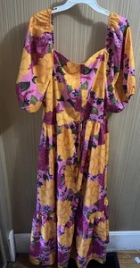 Vestido floral para mujer Plus Side Shein talla 3X - Imagen 1 de 4