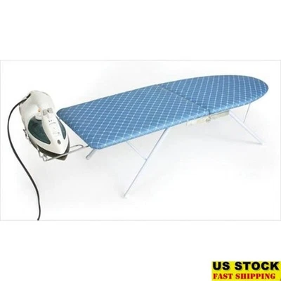 Folding Ironing Board Compact Travel Iron Rest Cotton Cover Portable Storage New - Image 1 of 4