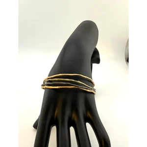 Michael Michaud Treibholz Armreifen 4er Set Armbänder - Bild 1 von 3