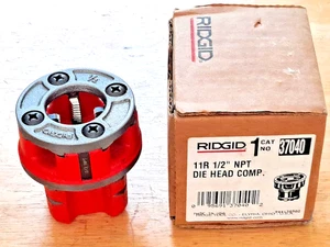 RIDGID 37040 11-R  1/2" NPT Alloy RH Complete Die Head BRAND NEW IN BOX FREE S&H - Picture 1 of 5