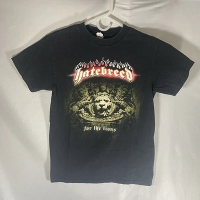 Camisa de Concierto Gira Banda Hatebreed De Colección Talla Pequeña Metal Hardcore Punk Foto 1 de 4