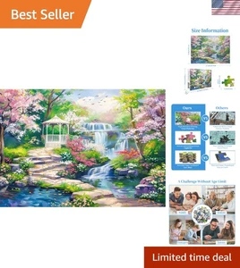 Splendido puzzle floreale 1000 pezzi - perfetto per relax e abilità - Foto 1 di 9