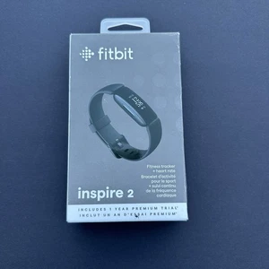 Fitbit Inspire 2 Fitness & Health Tracker (Black) Brand New Sealed Unopened - Picture 1 of 5