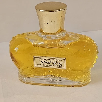 Botella corona Wind Song Cologne de Prince Matchabelli vintage años 60 clásica 2 oz Foto 1 de 4