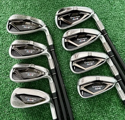 Juego de plancha TaylorMade M4 4-PW+AW, Senior-Flex ATMOS 5A, mano derecha para hombre Foto 1 de 4