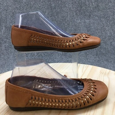 Aerosoles Shoes Womens 8.5 Ballet Flats Brown Slip On Casual Comfort Low Top - Image 1 of 4