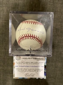 Luis Aparicio - Signed Baseball Certified Autograph Auto White Sox HOF! OMLB - Picture 1 of 5