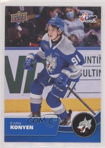 2021-22 Upper Deck CHL Blue Evan Konyen #257