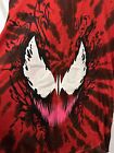Hot Topic Marvel Carnage Venom Red Wash Tie Dye Double Sided Shirt Sz Xl New