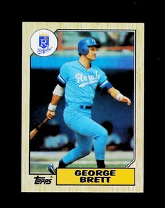 George Brett 1987 Topps #400 Royals