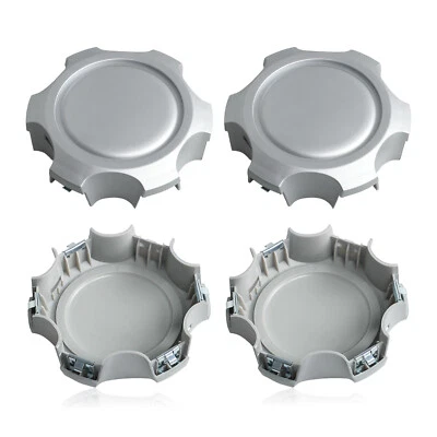 4PCS Wheel Center Hub Cover Silver for 1995-2001 Toyota Tacoma 6 lugs 15" Rims - Image 1 of 4