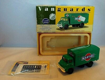 LLEDO VANGUARDS 50'S-60'S Commercials VA6000 Ford Thames Trader Van Martini 1:64 - Image 1 of 4