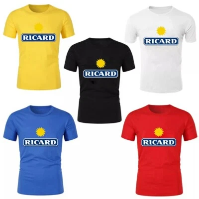 T shirt Ricard apéro Marseille manche courte couleur et taille au choix S au 2Xl