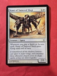 2005 MTG Betrayers of Kamigawa #11 Kami of Tattered Shoji, C, NF, cd2 - Picture 1 of 3