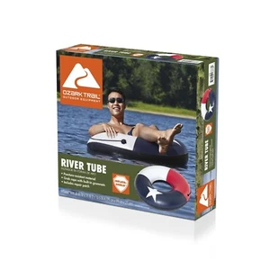 Ozark Trail Plastic Inflatable Texas River Inner Tube, Single Rider - Picture 1 of 9
