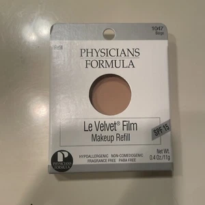 Physicians Formula Le Velvet Film Refill Foundation 1047 Beige New HTF .4 oz - Picture 1 of 3